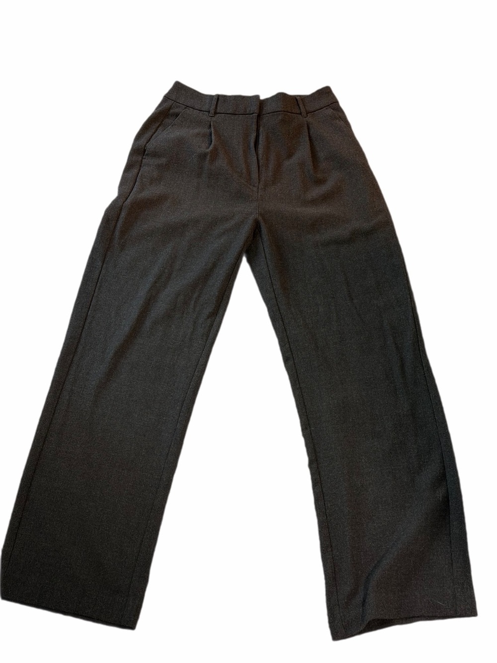 Old Navy Taylor Wide Leg Trousers in Dark Charcoal